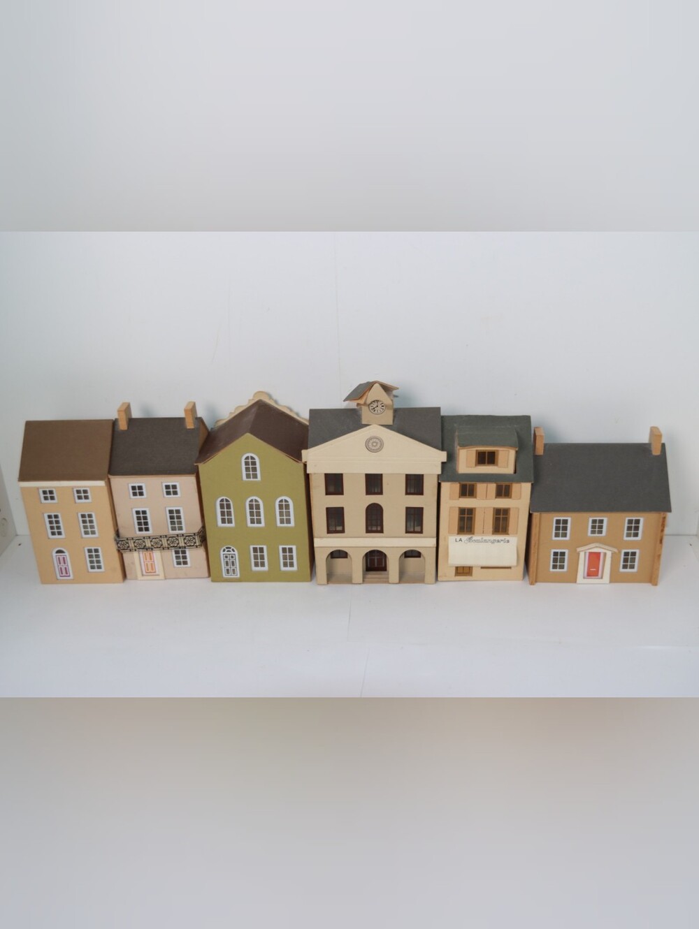 5" Wooden Miniature Houses